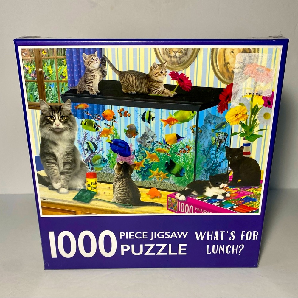 Page Publications Cats/Kittens Jigsaw Puzzle for Adults What's for Lunch 1000PCS